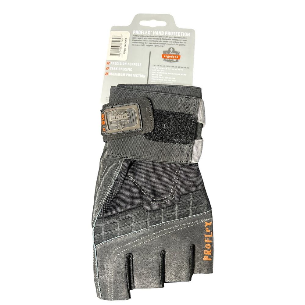 Ergodyne NWT Black Gloves Proflex Hand Protection XL "910 Wrist - Picture 2 of 5